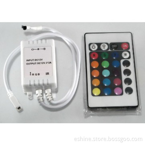 2014 DC12V/24V IR RGB LED Controller with 2years warranty